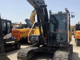 2022 Volvo EC140 Crawler Excavator, front three-quarter view