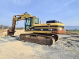 2001 Caterpillar 330BLN crawler excavator, rear three-quarter view