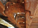 New Holland E485 crawler excavator track link detail