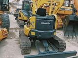 Komatsu PC30MR mini excavator rear view