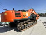 2022 Hitachi Zaxis 350H crawler excavator, rear three-quarter view