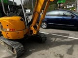 2012 IHI 25VX3 mini excavator, rear three-quarter view