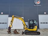 2014 Komatsu PC-55MR mini excavator, side view