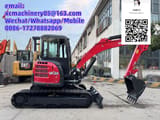 2023 Yanmar VIO55 mini excavator, side view