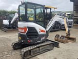 2023 Bobcat E27Z mini excavator, front three-quarter view