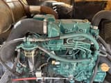 2023 Volvo EC55B mini excavator engine compartment view