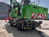 2023 Sennebogen 821 E material handler, rear three-quarter view