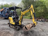2019 Yanmar SV16 mini excavator, side view