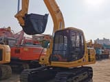 2023 Komatsu PC120 crawler excavator, front three-quarter view