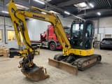 2007 Komatsu PC50MR-2 mini excavator, side view