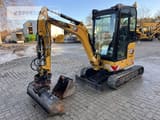 2022 Caterpillar 302-05A mini excavator, side view