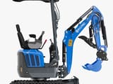 2026 Kubota R13 PRO mini excavator, side view