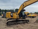 2018 Caterpillar 326FL crawler excavator side view