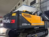 2023 Hyundai 220LC-95 crawler excavator, rear three-quarter view