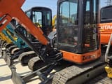 2020 Hitachi Zaxis 50 mini excavator, front three-quarter view