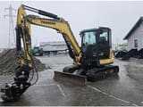 2020 Yanmar SV60-A mini excavator, side view