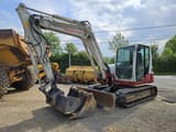 2017 Takeuchi TB290 mini excavator, side profile view