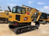2024 Sany SY60C crawler excavator, rear three-quarter view