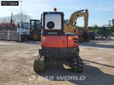 2018 Kubota U48-4 mini excavator, rear three-quarter view