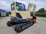 2014 Hyundai 60CR-9 mini excavator, rear three-quarter view