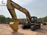 2018 Caterpillar 330B crawler excavator, front three-quarter view