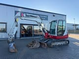 2017 Takeuchi TB250 mini excavator, side view