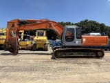2000 Hitachi EX350LCK-5 crawler excavator side view