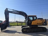 2026 Hyundai HX220L crawler excavator, side profile view
