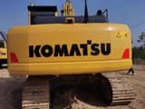2016 Komatsu PC200 crawler excavator rear view