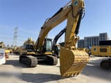 2022 Caterpillar 330D crawler excavator, front three-quarter view