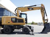 2016 Caterpillar M318F wheel excavator, side view