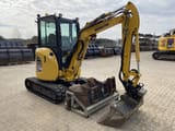 2020 Komatsu PC26MR-3 mini excavator, side view