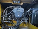 2021 Komatsu PC350-7 crawler excavator engine compartment detail