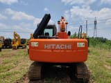 Hitachi ZX120 crawler excavator, rear view