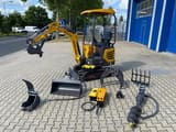 Berger Kraus BK1250JSR mini excavator with accessory package