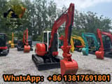 2023 Kubota KX161-3 mini excavator, front three-quarter view