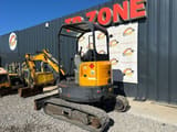 2018 Bobcat E26 mini excavator, rear three-quarter view