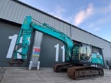 2019 Kobelco SK210LC-10 crawler excavator, side profile view