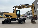 2012 Caterpillar M315D wheel excavator, side profile view