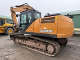 2018 CASE CX210D crawler excavator, rear three-quarter view