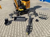Berger Kraus BK1300JSR mini excavator with accessory package