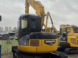 2023 Komatsu PC78US crawler excavator, rear three-quarter view