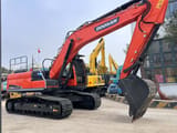 2022 Doosan DX225LC crawler excavator, side view