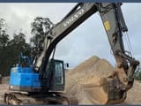 2013 Volvo ECR235DL crawler excavator, side profile view