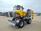2015 Wacker Neuson 6503-2 wheel excavator, rear three-quarter view