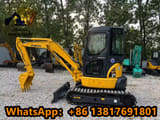 2024 Komatsu PC35MR-3 mini excavator, side view