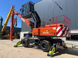 2023 Atlas 350MH material handler, rear three-quarter view