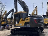 2021 Volvo EC140DL crawler excavator, rear three-quarter view