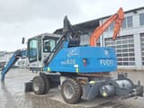 2014 Fuchs MHL 820 material handler, rear three-quarter view
