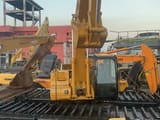 2018 Caterpillar 320C amphibious excavator, side view